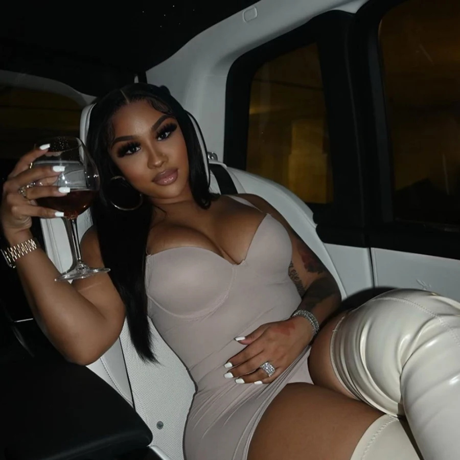 Новое поступление 2022, Элегантное повседневное платье K21D09896 в стиле пэчворк, облегающее мини-платье с глубоким V-образным вырезом для вечеринок и клубов, женское платье