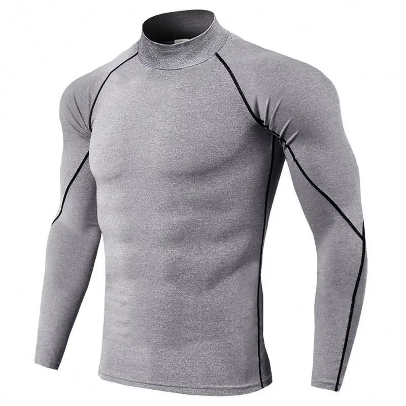
Quick Dry Plus Size Long Sleeve Rash Guards T Shirt Men 