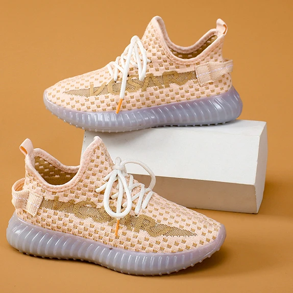  Новинка светоотражающие кроссовки yezzy со звездами Дышащие Модные