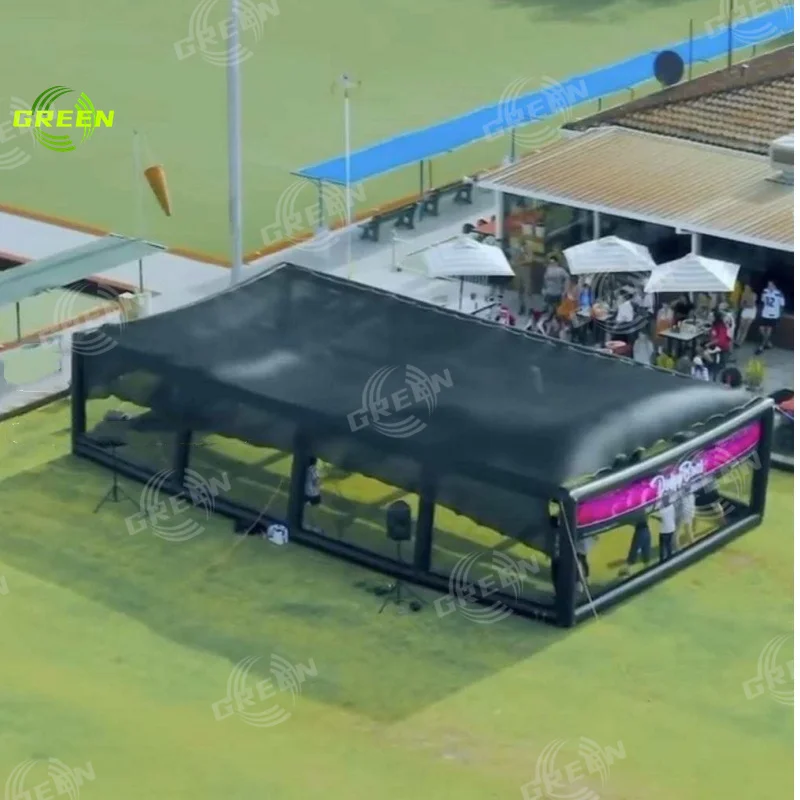 All In One Inflatable Sports Arena Combo Football Twister Volleyball obstacle Ultimate Dodgeball Arena Games For Sale