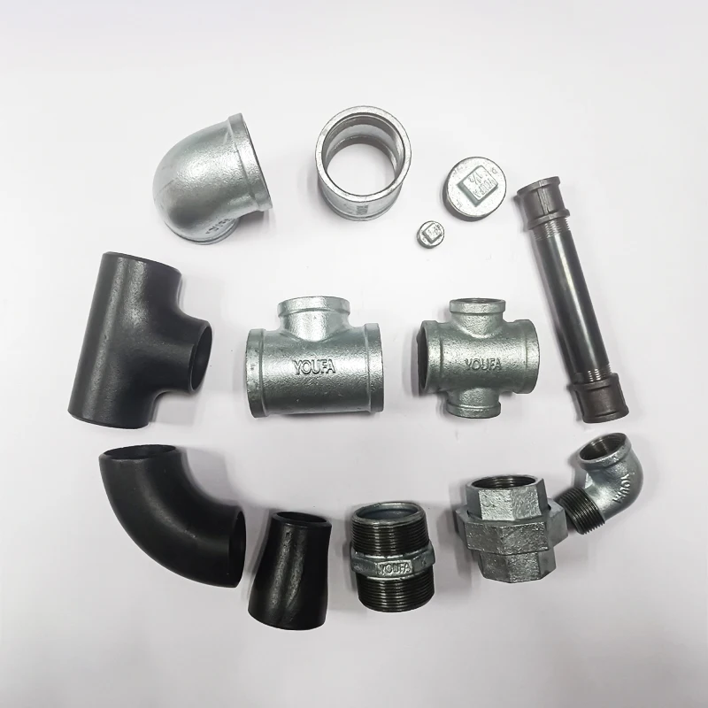 gi tee 2 inch junction threaded zinc pipe ductile iron fittings manufacturing