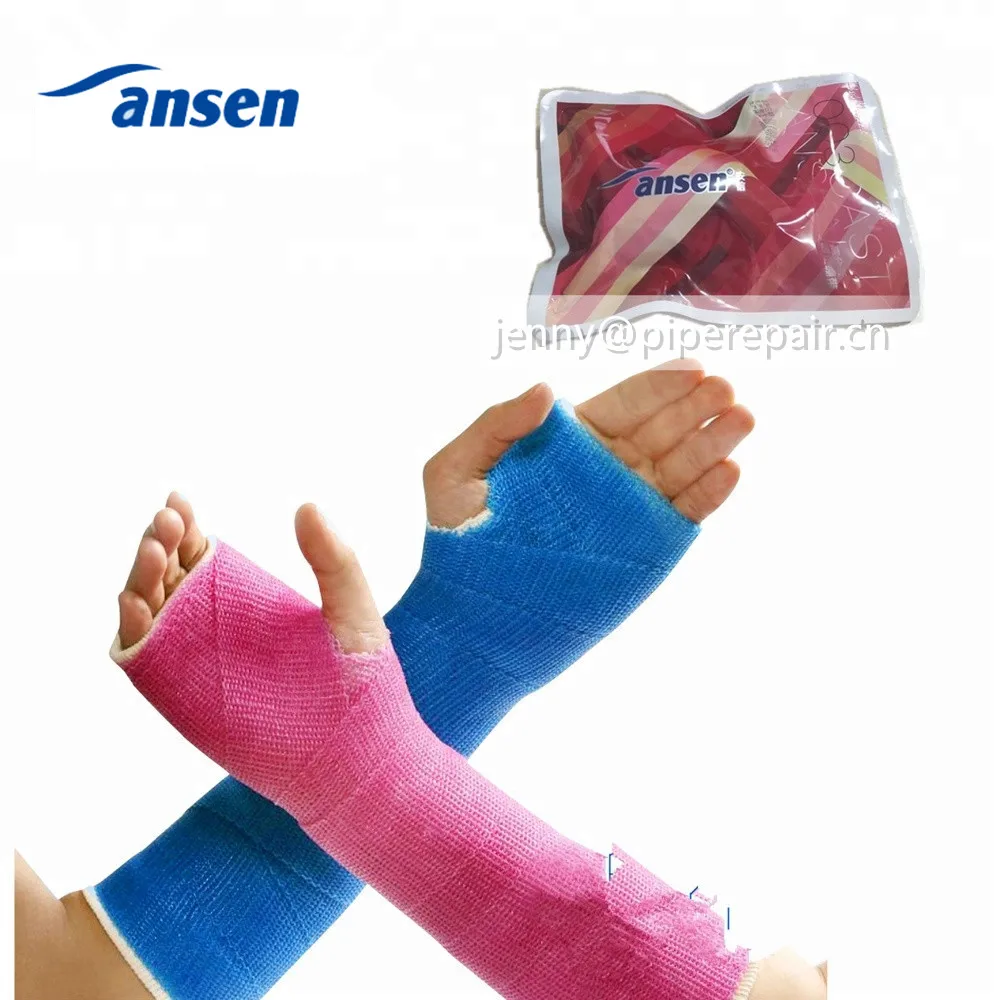 Individually Wrapped non-Sterile Plaster of Paris Leg Cast Ortho Bandage fiber glass casting tape (bandage)