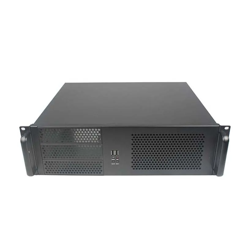 Корпус сервера шкафа 3U с алюминиевой панелью Rackmount шасси для промышленного