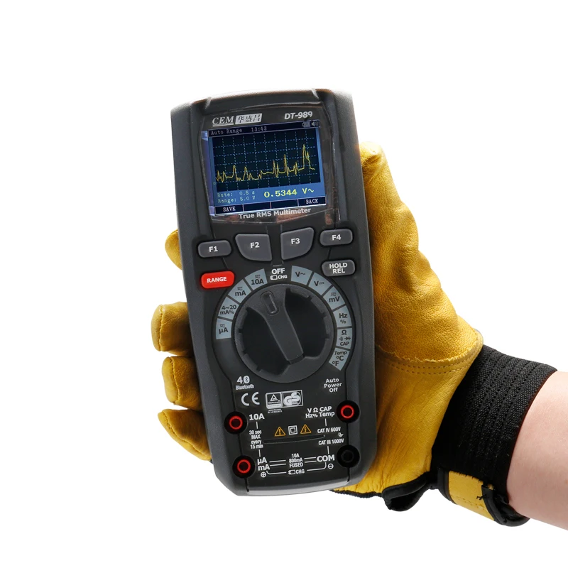 DT-989 профессиональная версия промышленный мультиметр ЛУЧШИЙ напряжение