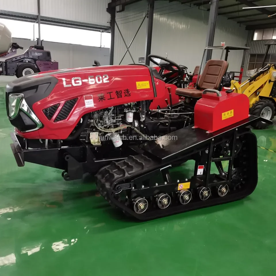 tracked tractor crawler farm use,mini agricultural crawler tractors 50hp type
