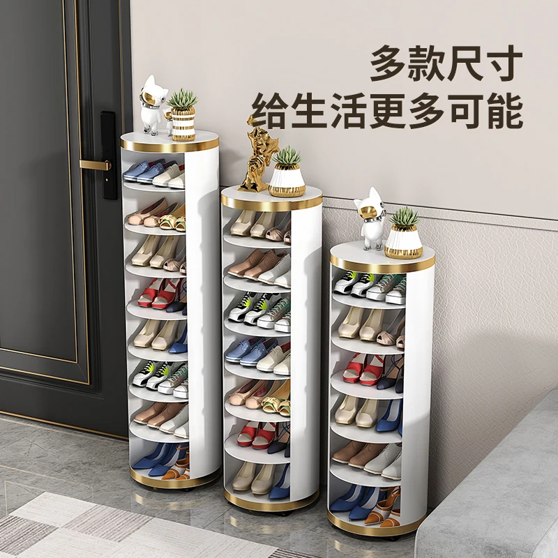 Wholesale rotating shoe storage cabinet furniture metal style shoe cabinet