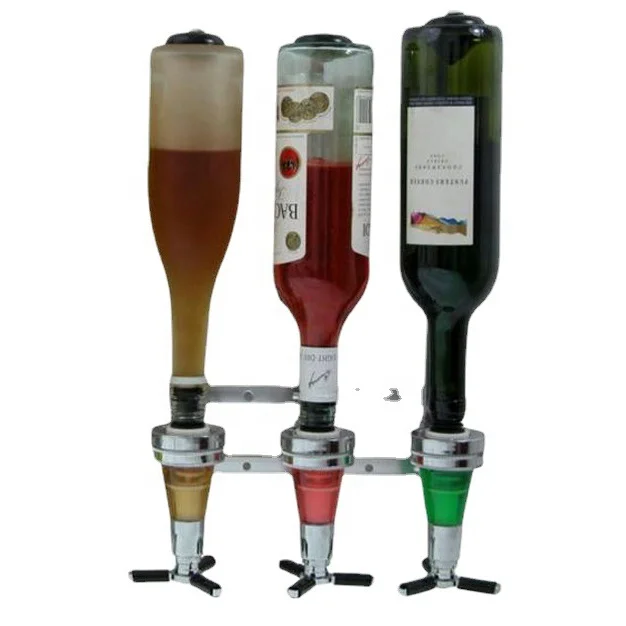 2/3/4/6 Head Wall Mounted Bottle Wine Liquor Pump Drink Dispenser Bar Butler 2022 Shot Alcohol Whiskey Bracket