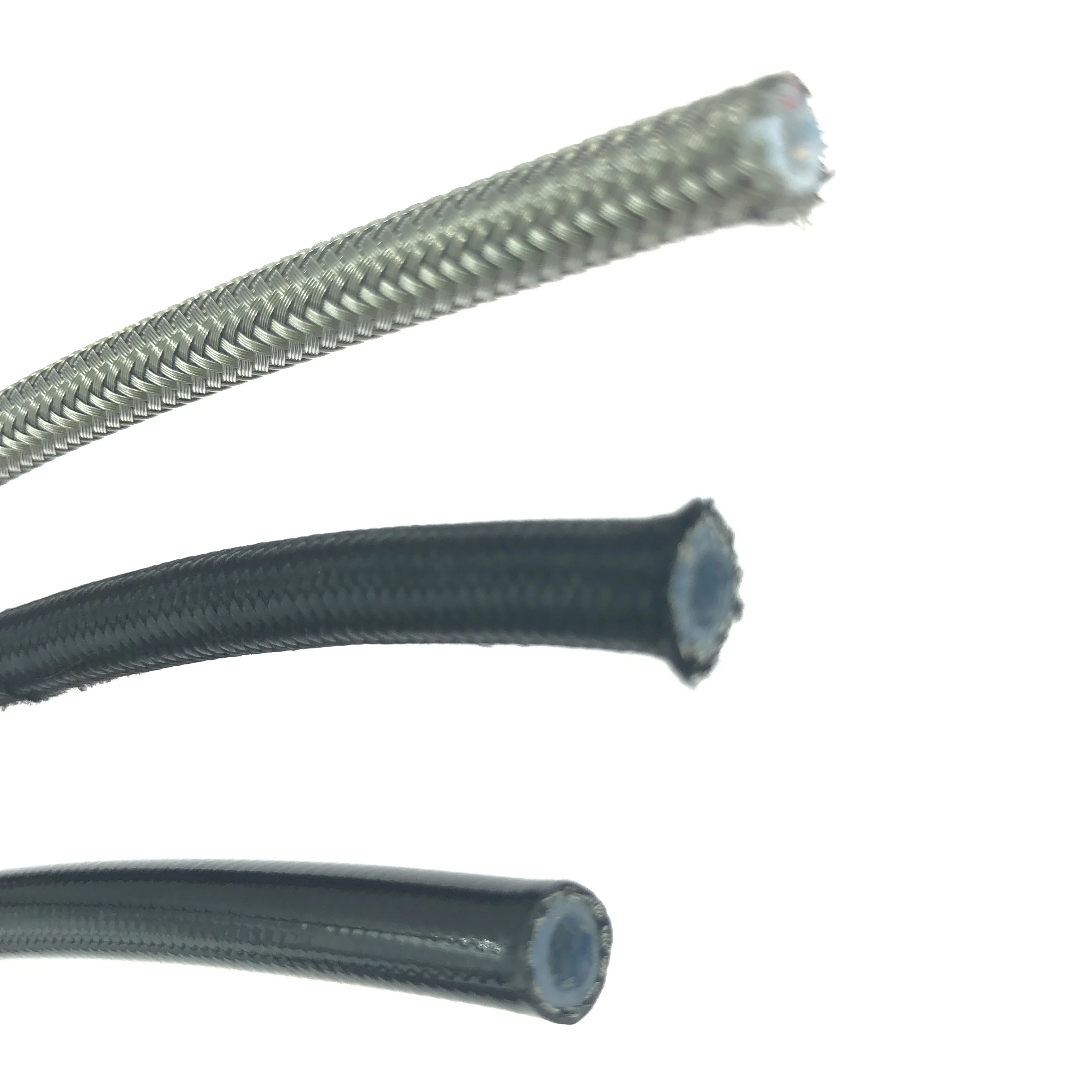 NYLON Hydraulic Brake Oil Fuel Line Hose Assembly AN3 Stainless Steel Braided PTFE Car Motorcycle OEM Origin Type Tube Working