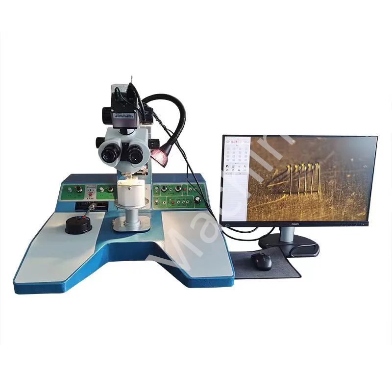 Semiconductor laboratory Ultrasonic Manual bonding aluminum AL Heavy deep cavity battery wire ball bonder bonding machine