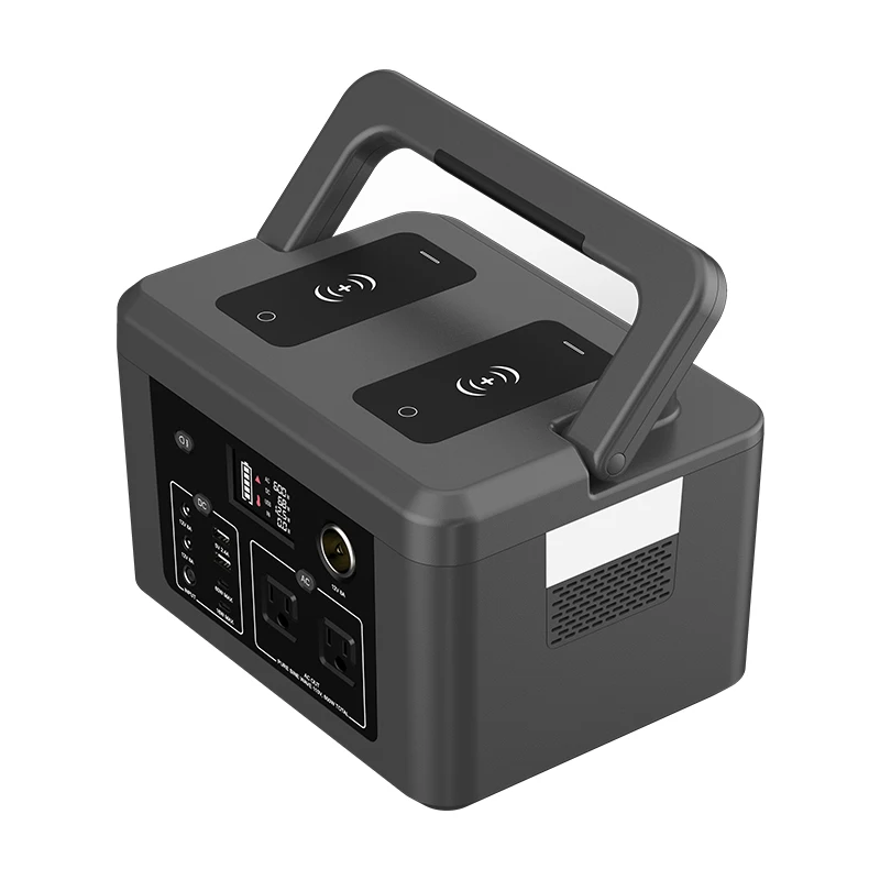 Портативная электростанция 600 Вт AC 110/220 В литий-ионная батарея Power Bank Аварийное резервное копирование Кемпинг Рыбалка солнечный генератор