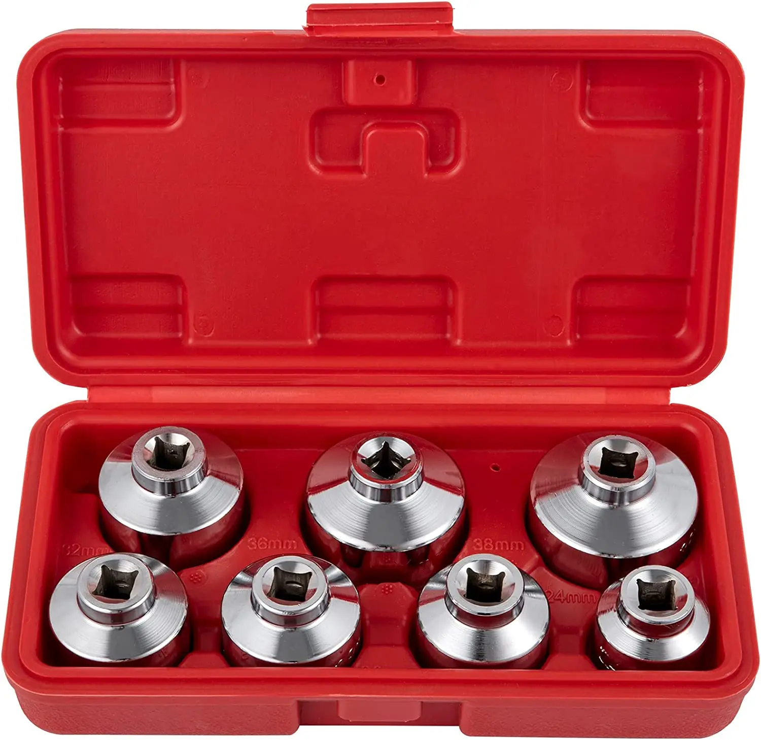 Handcuff Oil Filter Removal Wrench Tool Installer Tools 7PCS Oil Filter Strap Wrench Set