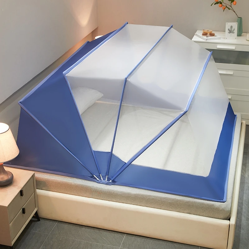 Factory new product portable folding mosquito nets for adult dormitories without installing mosquito nets