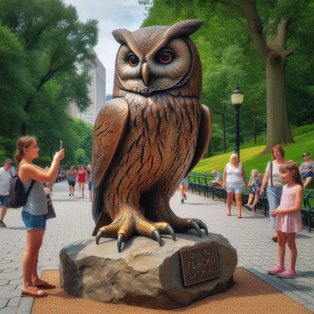 Home Decor Factory Supply Outdoor Large  bronze owl sculpture for sale