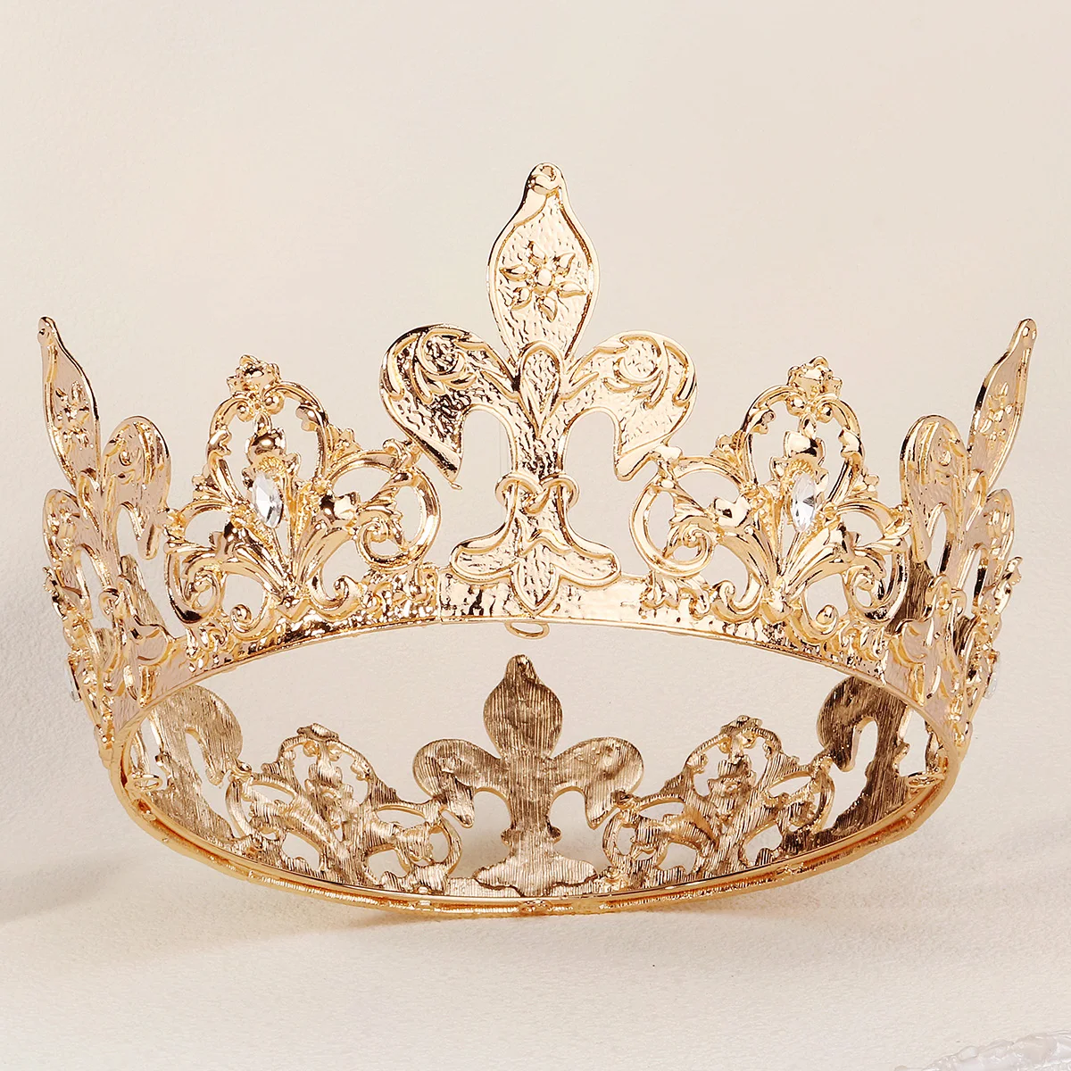 Royal Gold King Crown for Men&Women, Wedding Pageant Crown, Costume Party Accessories for Birthday, Halloween