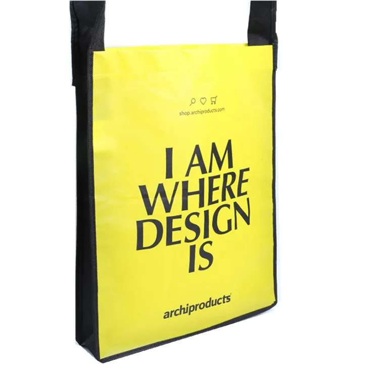Heavy large capacity eco friendly shopping tote canvas bags customized Non Woven Polypropylene Bag