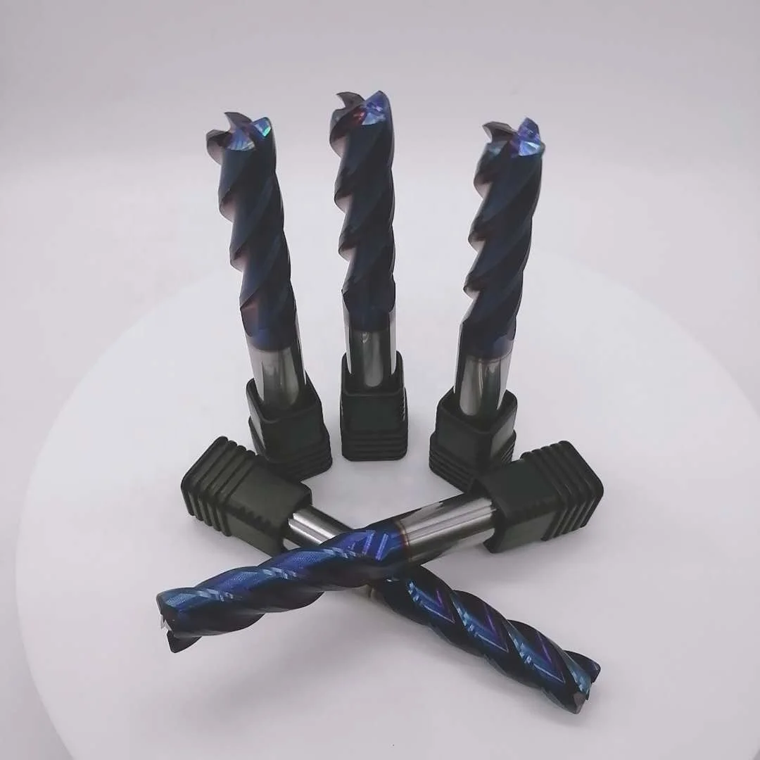 4F Solid Carbide Endmills HRC65 End Mills