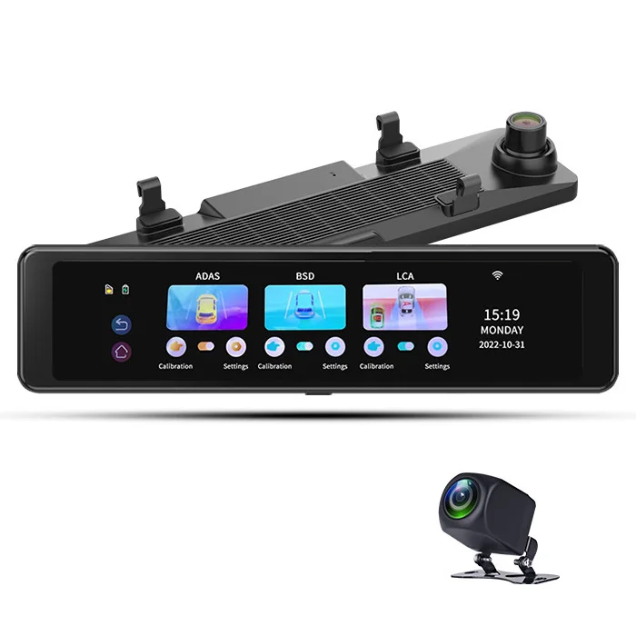 4K Resolution Dash Cam driving Car DVR Car Built in WiFi GPS Tracker With ADAS\BSD\LCA assisted Video Recorder