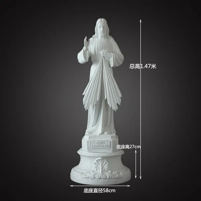 High Quality Big Fibre glass jesus statue jesus sculpture