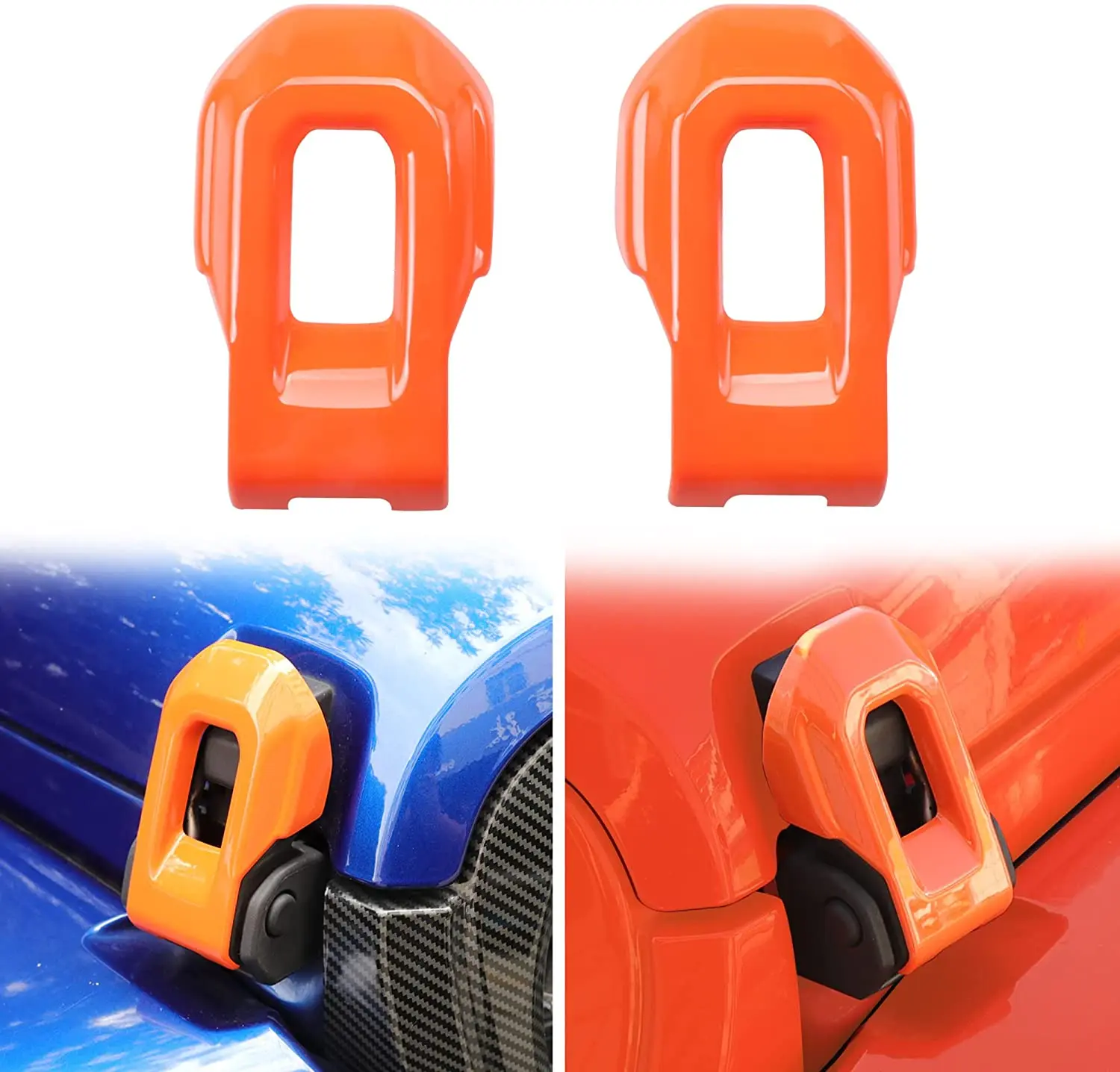 Engine Hood Hinge Cover Hood Catch 1 Pair Latches Trim Other Exterior Accessories For Jeep Wrangler JL