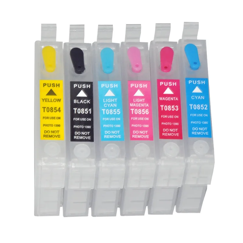 Refillable Ink Cartridge for T0851N T60 R330 with Chips