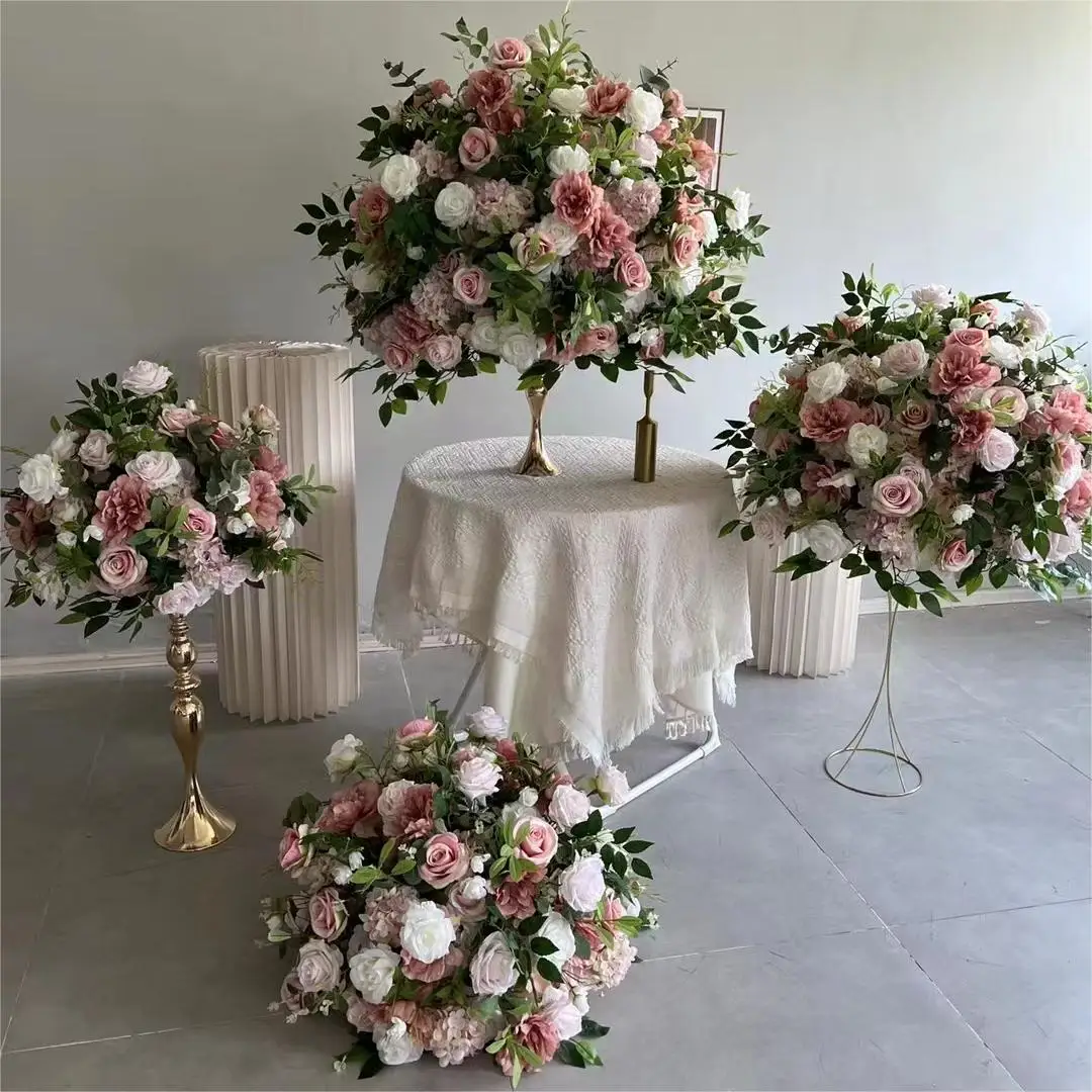 Centerpieces Artificial Luxury Grand Faux Wedding Decoration Flower Ball Centerpiece Decor