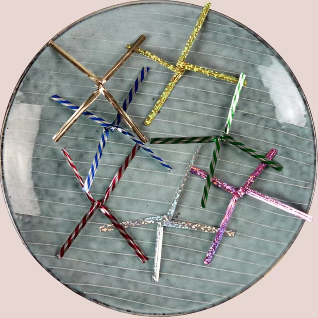 J&C Twist-HD precut Paper/PET Twist Tie Bakery Home Office Business Children Grocery Store DIY Material