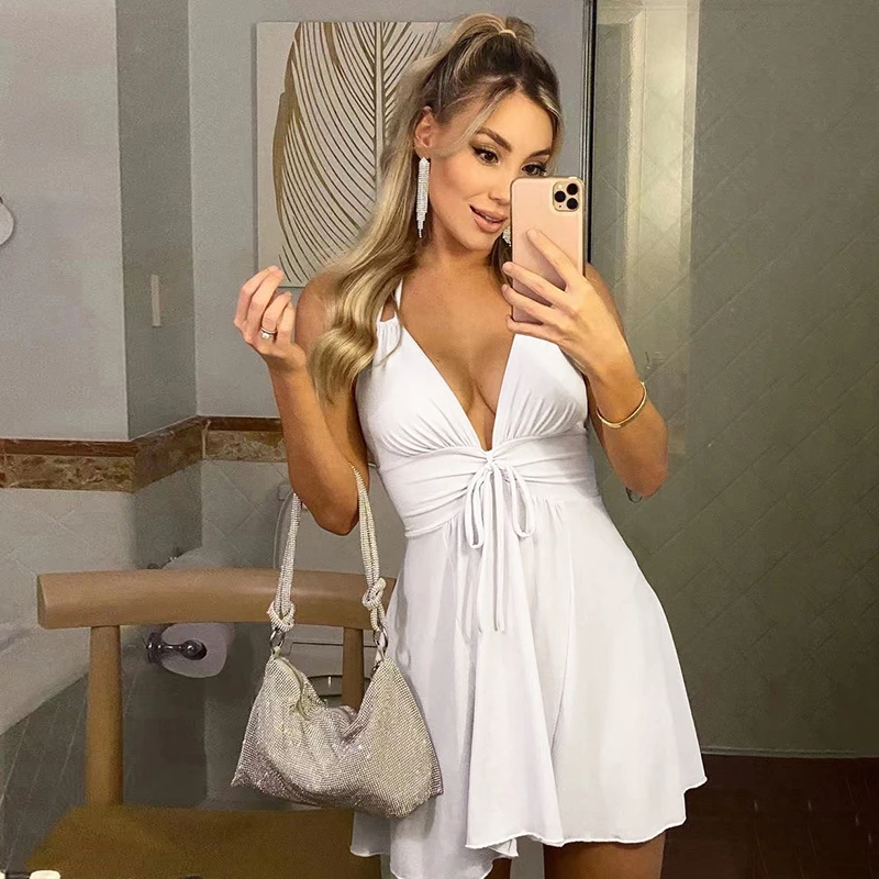 Summer New Arrival Designer Sexy Cheap Party Elegant Korean Women Mini Dresses