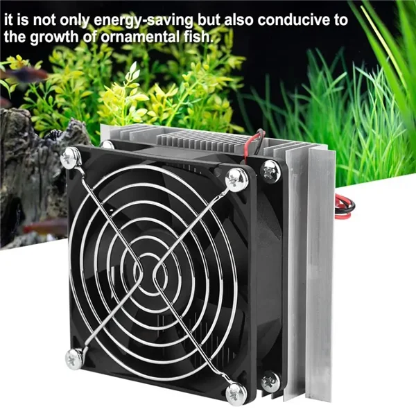 50W DIY Thermoelectric Cooler Kit Semiconductor Refriration System with Heatsink for Cooling Semiconductors