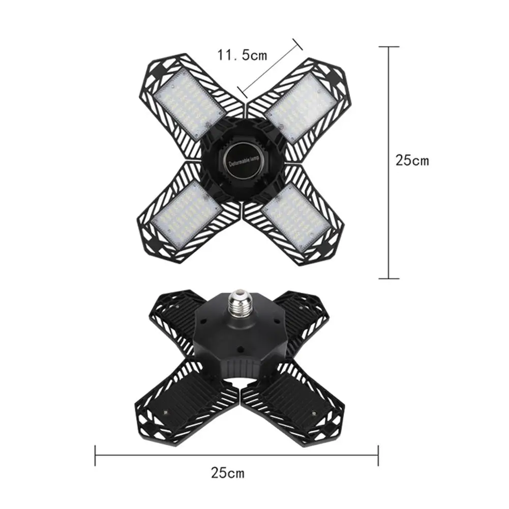 
150W LED Garage Lights E27 Light Deformation Adjustable Angle High Bay Light For Industrial LED Garage Light For Garage Workshop 