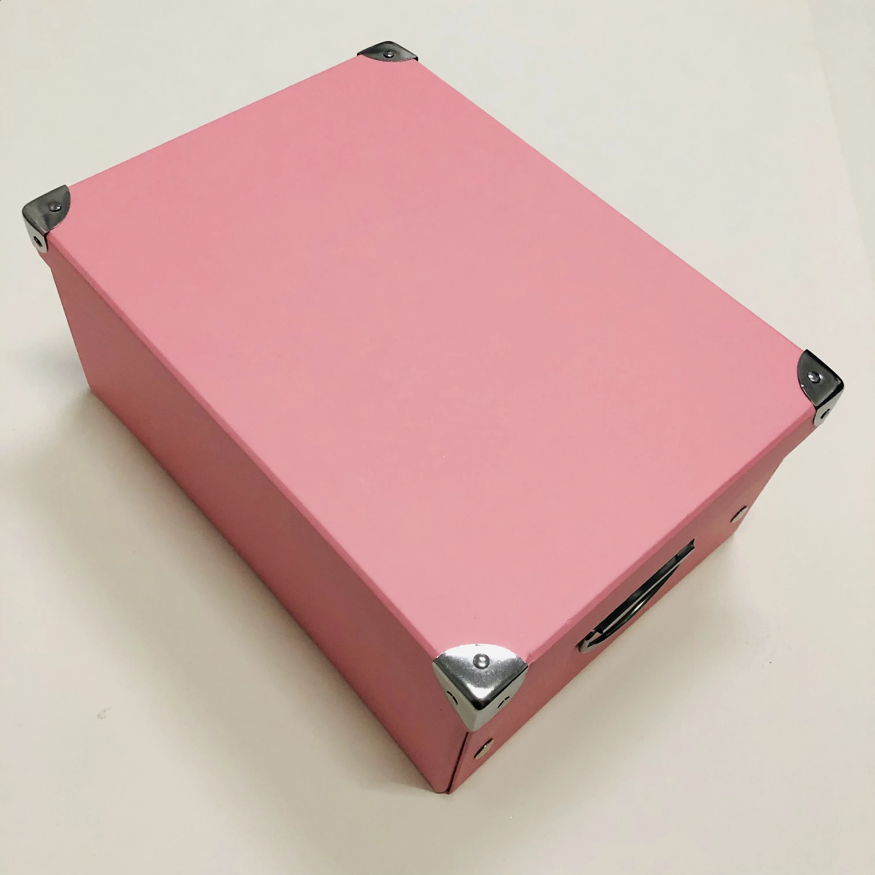 Custom Printed High Quality Cardboard Paper Storage Box And Bin With Handles Office And Household Organizer