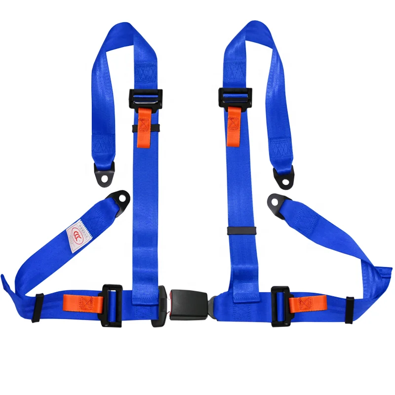 4-Point Racing Car Safety Belts with 2-Inch Webbing Strap Enhanced Vehicle Seat Belt System