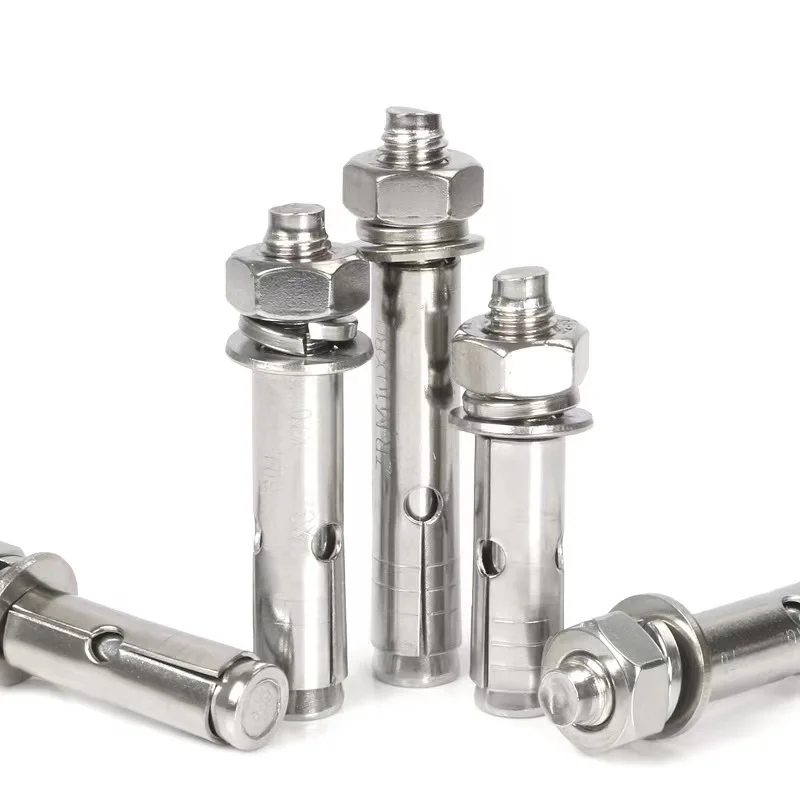 China Fasteners Stainless Steel Expansion Wedge Anchor Bolt M6 M8 M10 M12 M14 M16 M18 M20