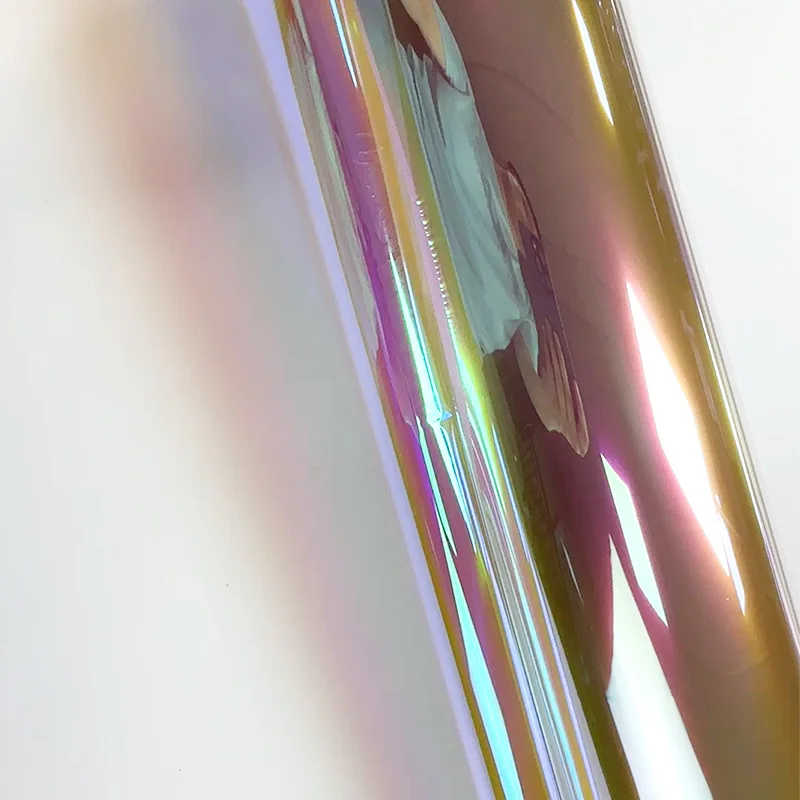 Transparent rainbow Film Two-color Holographic Film TPU Material 0.1-0.8mm Artistic Style