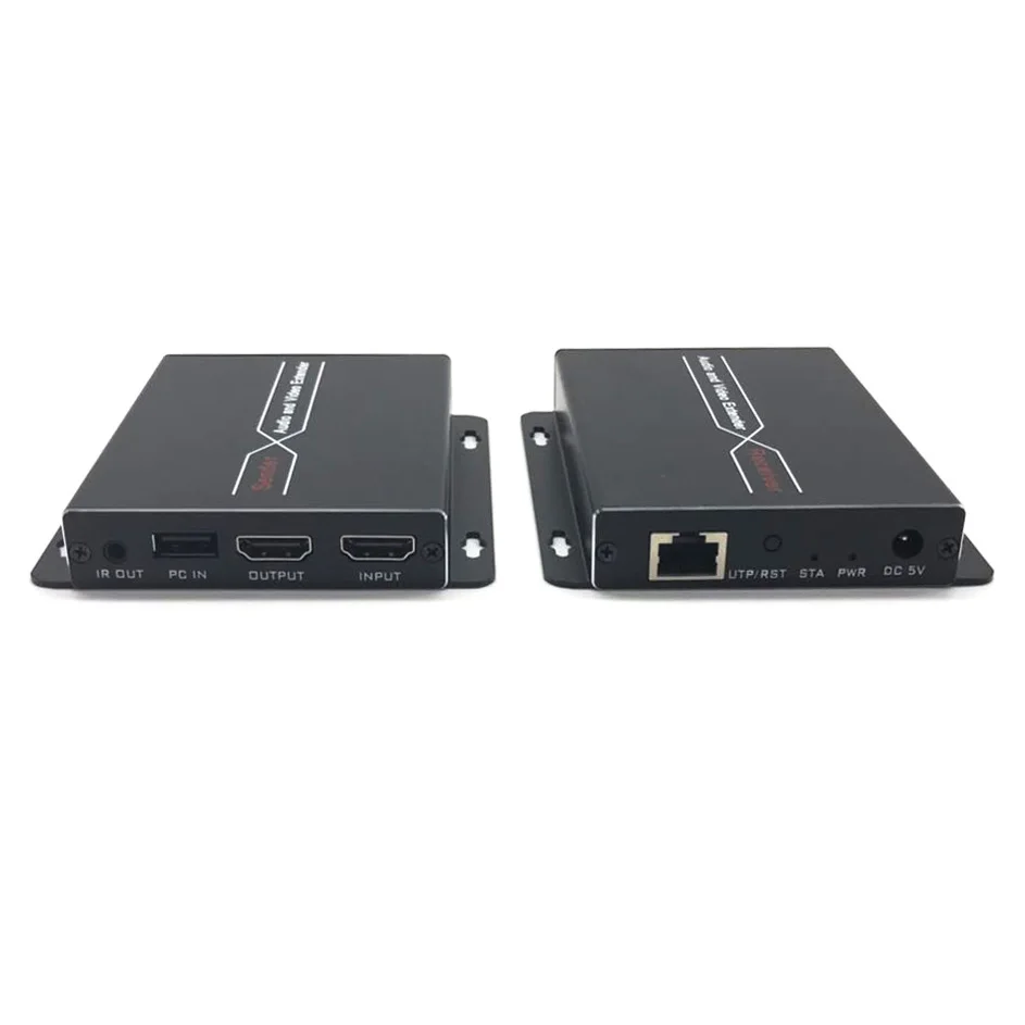 120 м через lan cat5e/cat6 ethernet кабель KVM HDMI USB удлинитель HDMI KVM Extender