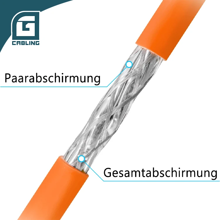 Gcabling High Speed waterproof Colorful cat6 cable 305m cater peller commscope cable cat6