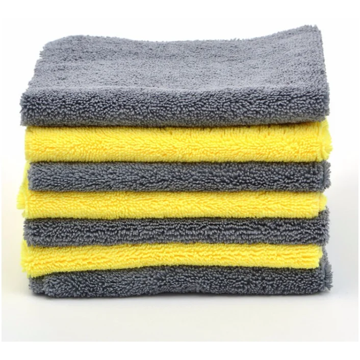 YSD geschirrhandtuch Set White 1200Gsm The Super Absorbent Double Side Wholesale Coral Fleece Cheap Shop Rags Car Towel Cleaning