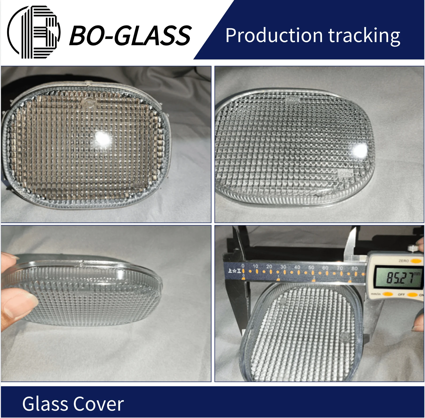 Manufacturer Custom Size Shape Molded Borosilicate Explosion-Proof Glass Lamp Cover Pressed Outdoor Underwater Glass Lens Cover