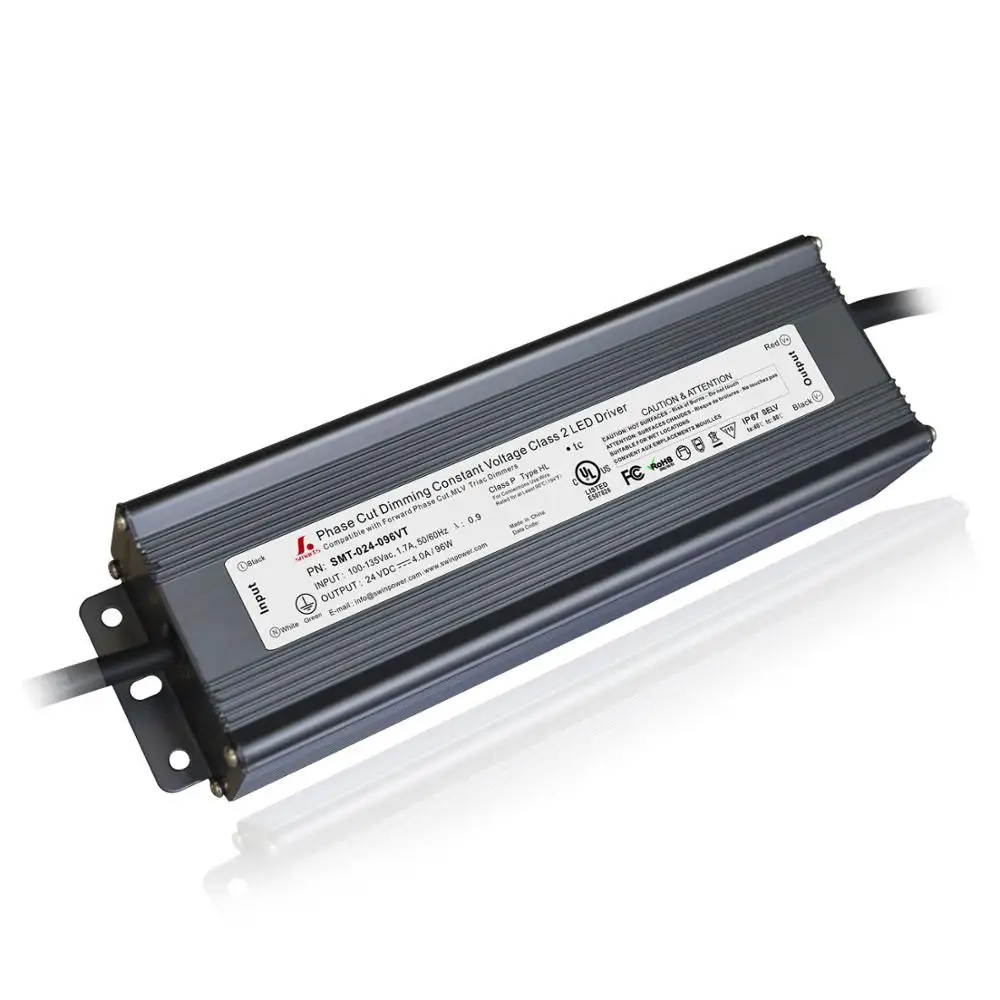 SMARTS waterproof ip67 24v 100 watt dimmable led driver for LED ribbon light in US