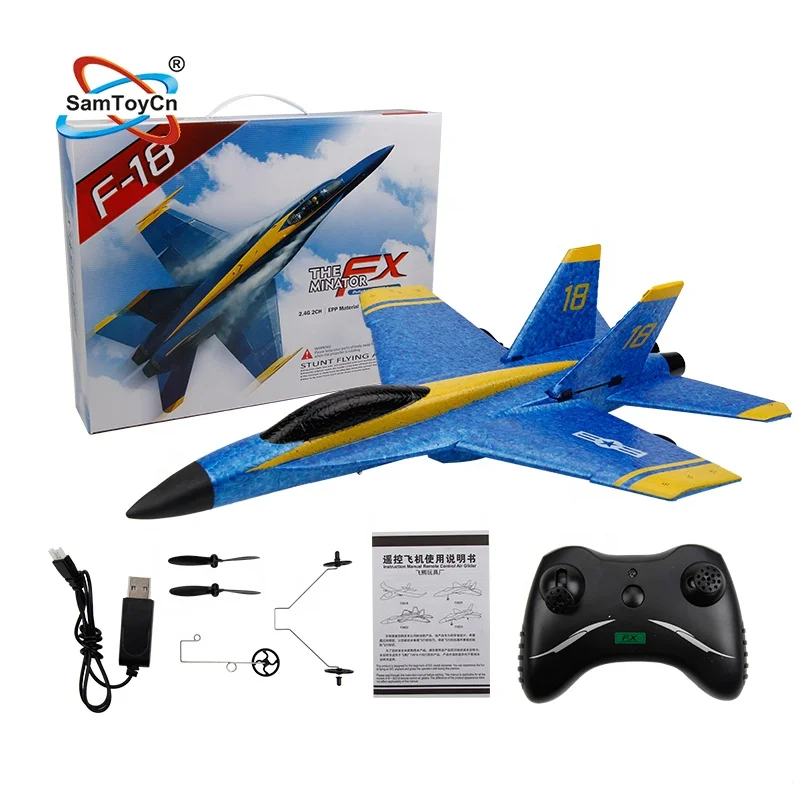 2.4G 2CH EPP High Speed Flexible Fighter Jet Foam Flying RC Plane Aeroplane Model Aircraft Avion Remote Control Airplane