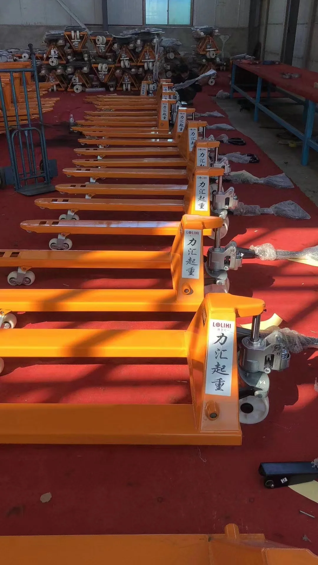 direct sale 3t 550mm customization convenience manual pallet truck for worker
