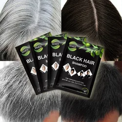 Make Your Own Styling Non Allergic Anti Grey Color Dark Brown White To Black Hair Dye Shampoo