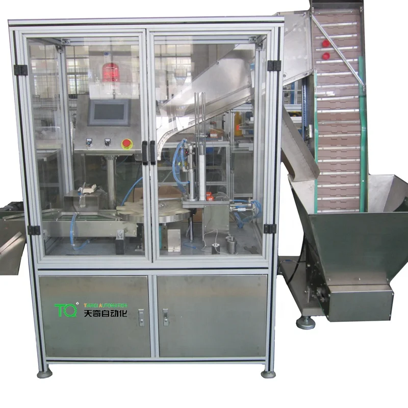 plastic cap wadding machine with gasket foam liner inserting machine