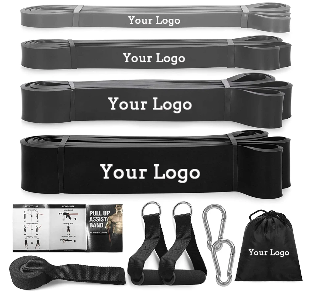 Resistance Bands Set Custom Logo Elastic loop Resistance Bands for Fitness Resistance Band