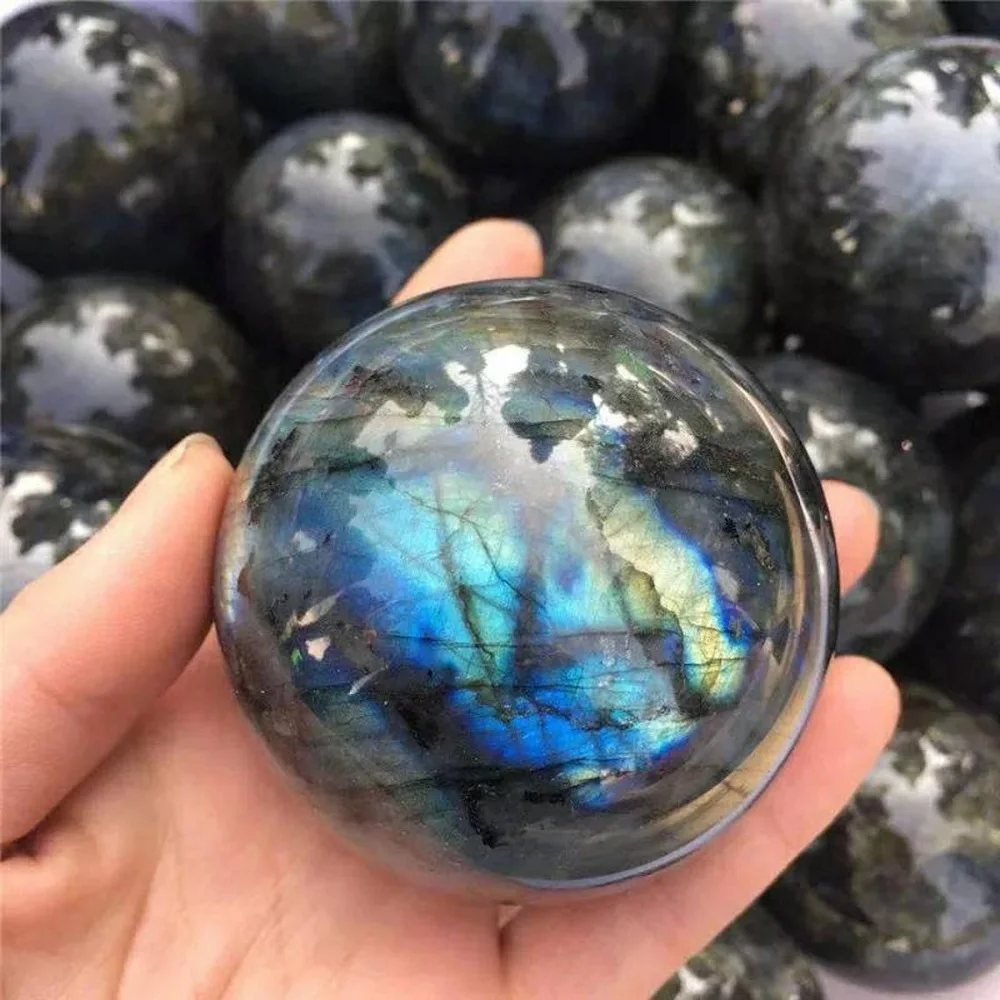 Natural healing labradorite gemstone sphere crystal ball for healing labradorite agate sphere buy from natural gemstone export