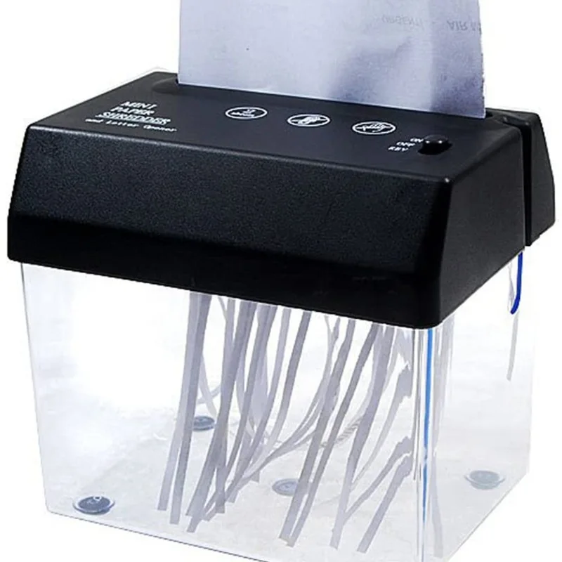 Desktop A6 Hand cranked Mini Home Office Dual purpose Manual Paper shredder for Air Ticket Data Cutting Machine