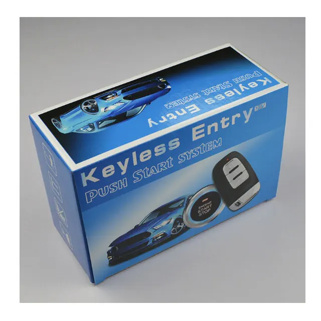 Keyless Entry remote engine start system with shock sensor for toyota honda