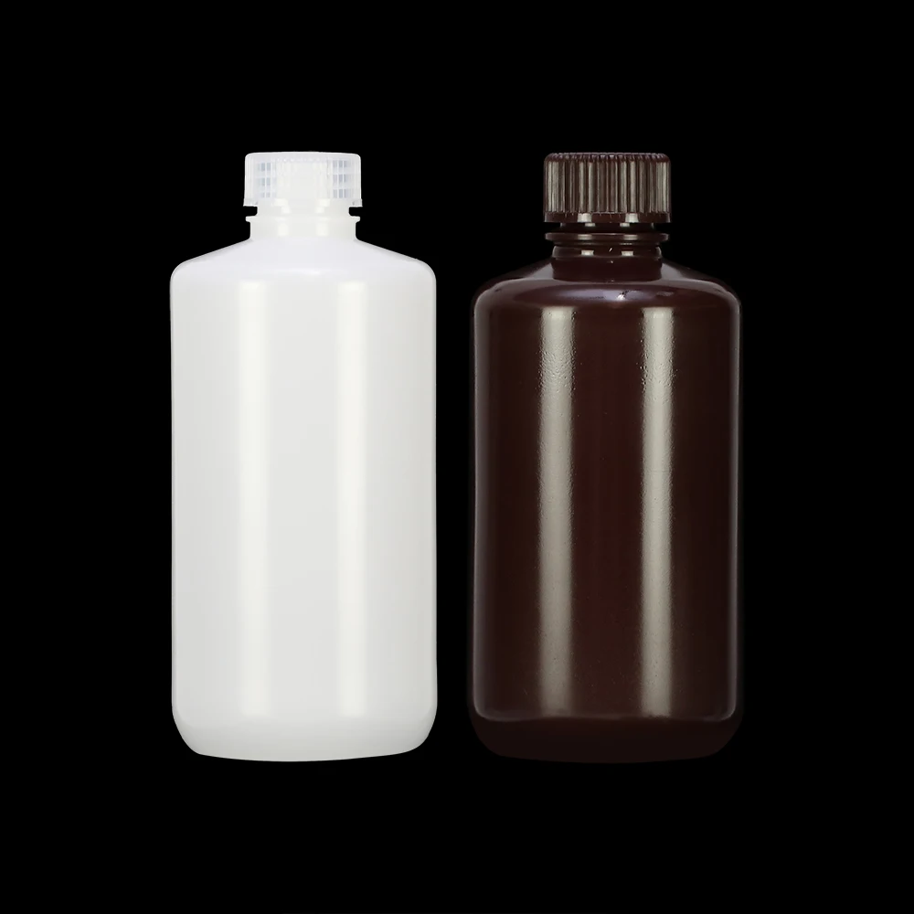 Laboratory Narrow Mouth PP/HDPE Plastic Reagent Bottle for Laboratory HDPE 1000ml Plastic Bottle