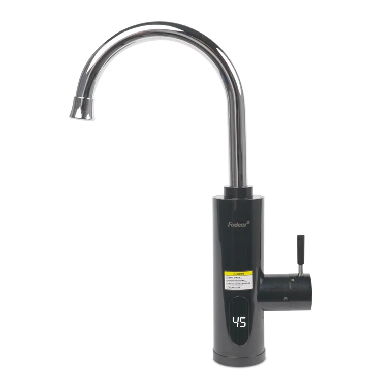 High quality  heater quick boiling water faucet kitchen faucet black torneira griferia instant boiling water tap