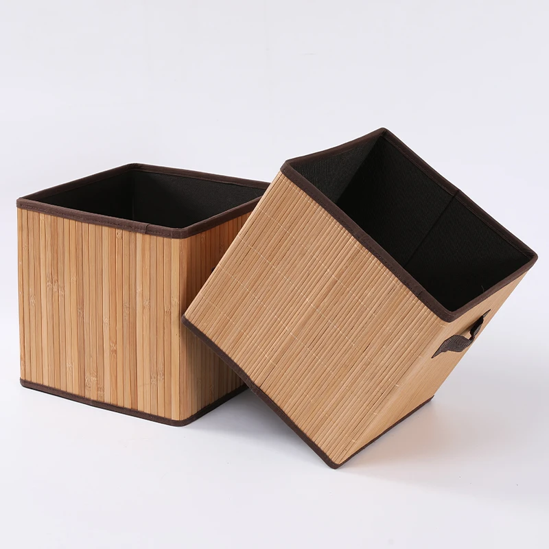 Wholesale Large Custom Corner Bamboo Clothes Storage Laundry Hamper basket With Lid Handle