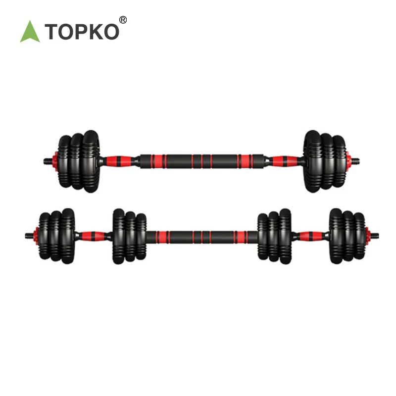 TOPKO High Quality Cement Dumbbell Set Multifunctional Weight Lifting Adjustable Dumbbell Set
